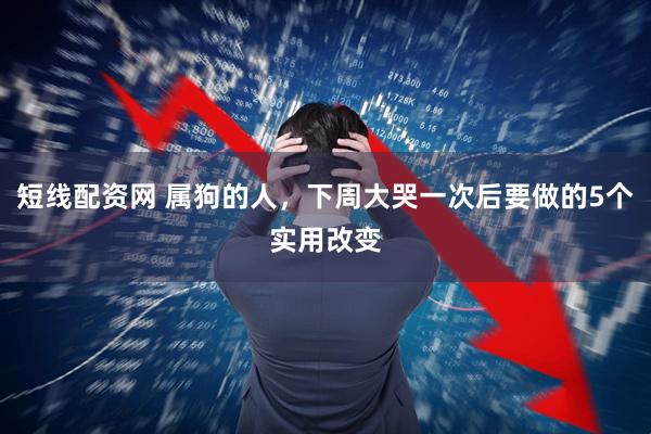 短线配资网 属狗的人，下周大哭一次后要做的5个实用改变